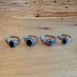 Sterling silver rings